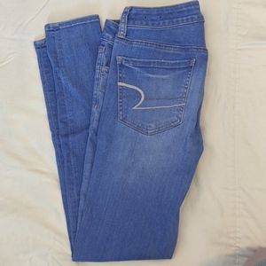 Light Blue wash American Eagle Jeggings